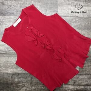 Amanda Uprichard Light Silk Sleeveless Top Size M